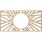 Ekena Millwork Hoover Wood Fretwork Pierced Ceiling Medallion, Alder, 20"W x 10"H x 7 3/8"ID x 3/8"T CMWP20X10X0375HOAL - alternate 3